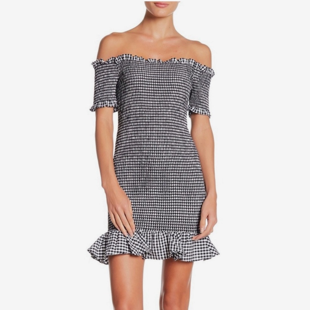 WAYF Scafati Smocked Mini Dress Women's Size XS